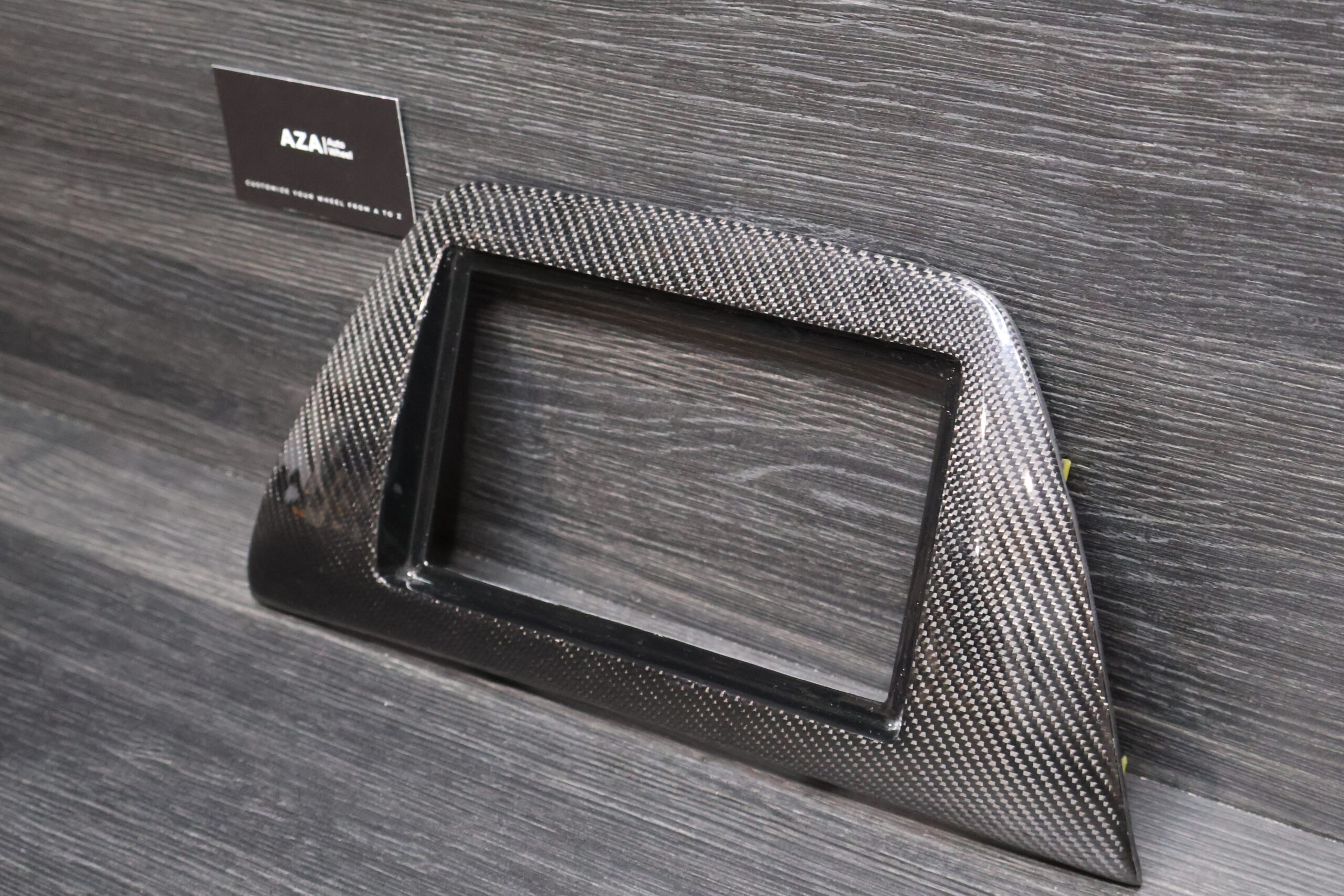 03-06 LANCER EVOLUTION 8 9 RADIO BEZEL OEM Carbon Fiber