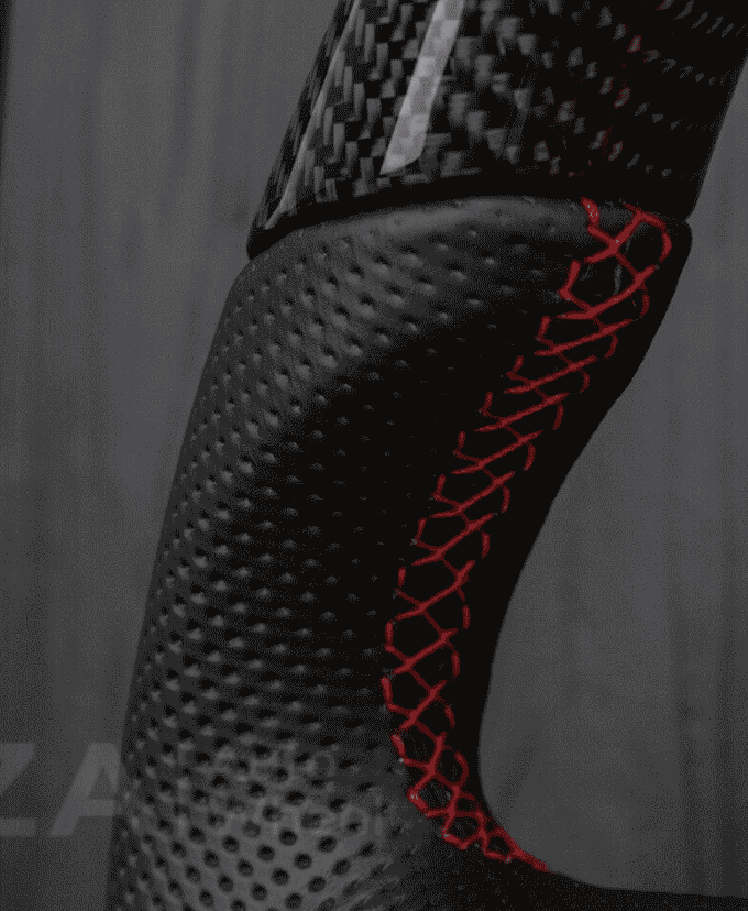 Steering wheel Jeep JL Wrangler 2018-2021 Napa/Perforated leather/Red stripe Carbon Fiber - Image 12