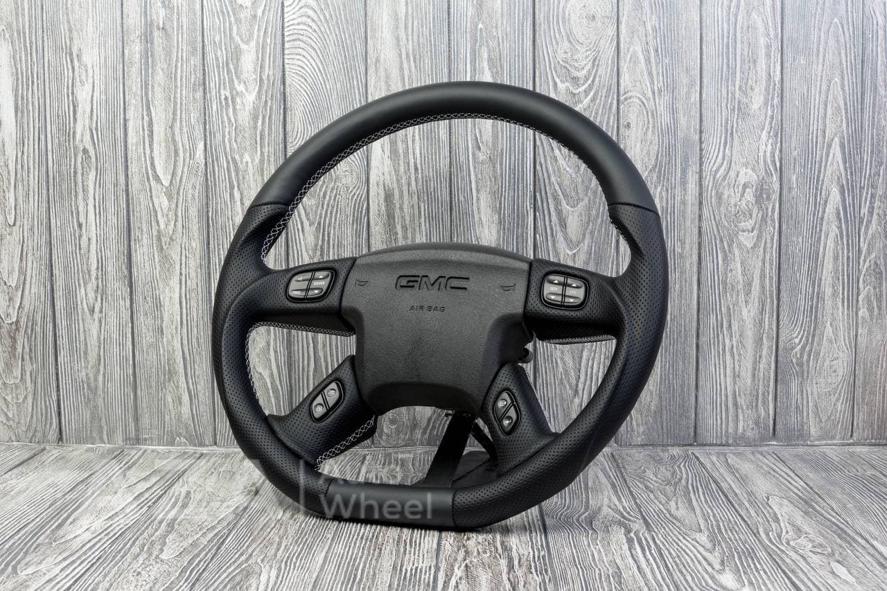 Steering wheel Silverado GMC, Hummer H2/2001-2007 Napa/Perforated leather - Image 3