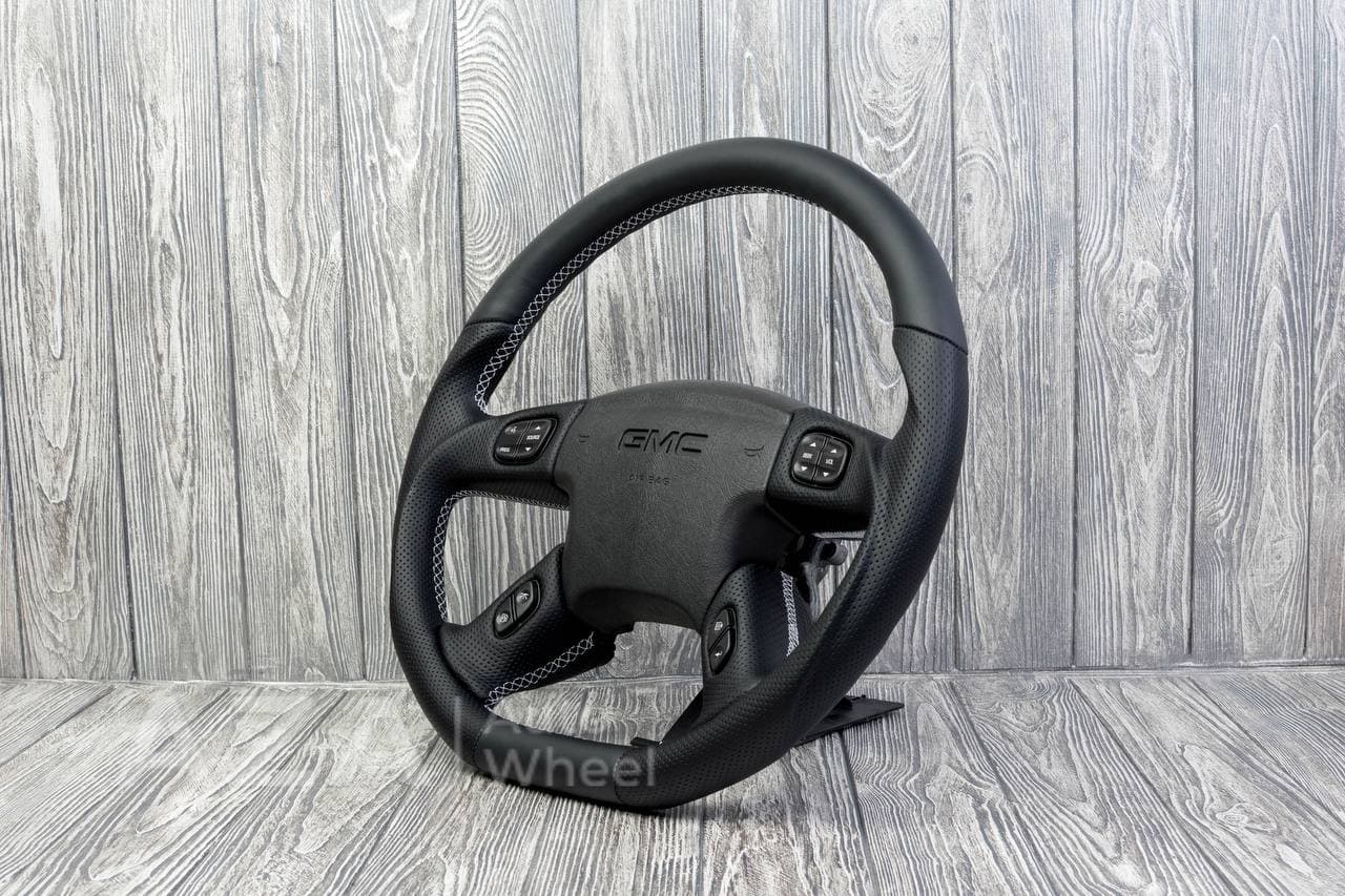 Steering wheel Silverado GMC, Hummer H2/2001-2007 Napa/Perforated leather - Image 5