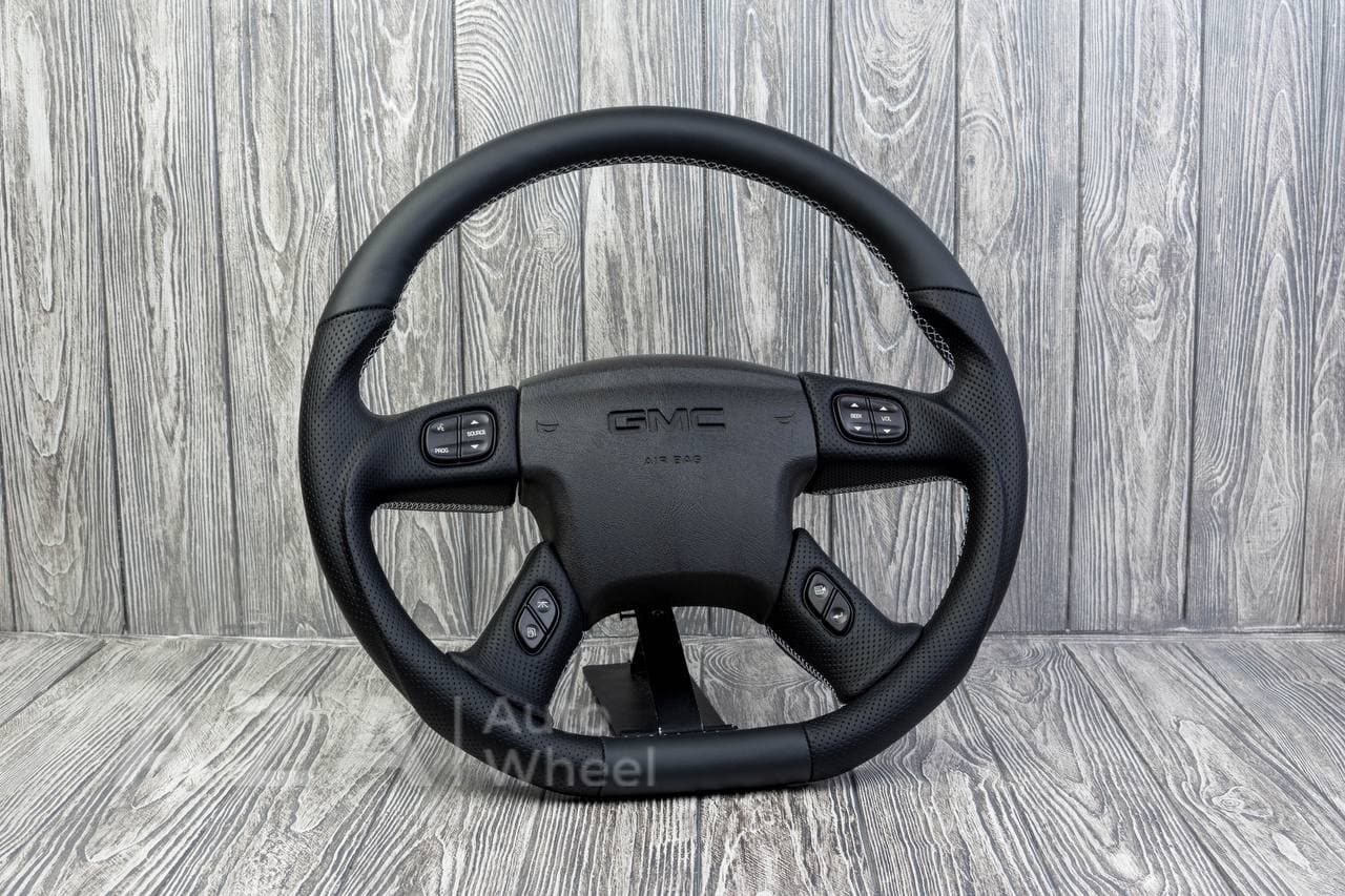 Steering wheel Silverado GMC, Hummer H2/2001-2007 Napa/Perforated leather - Image 2