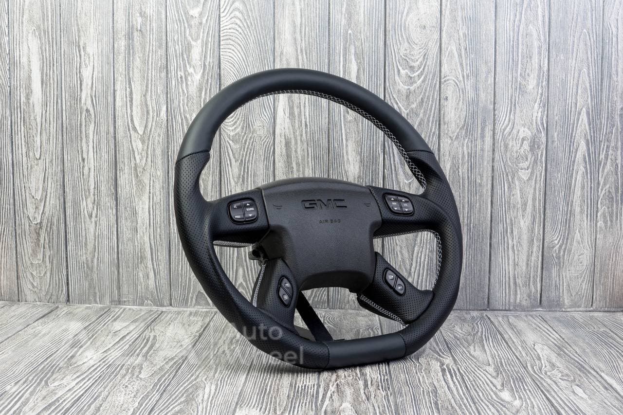 Steering wheel Silverado GMC, Hummer H2/2001-2007 Napa/Perforated leather - Image 4