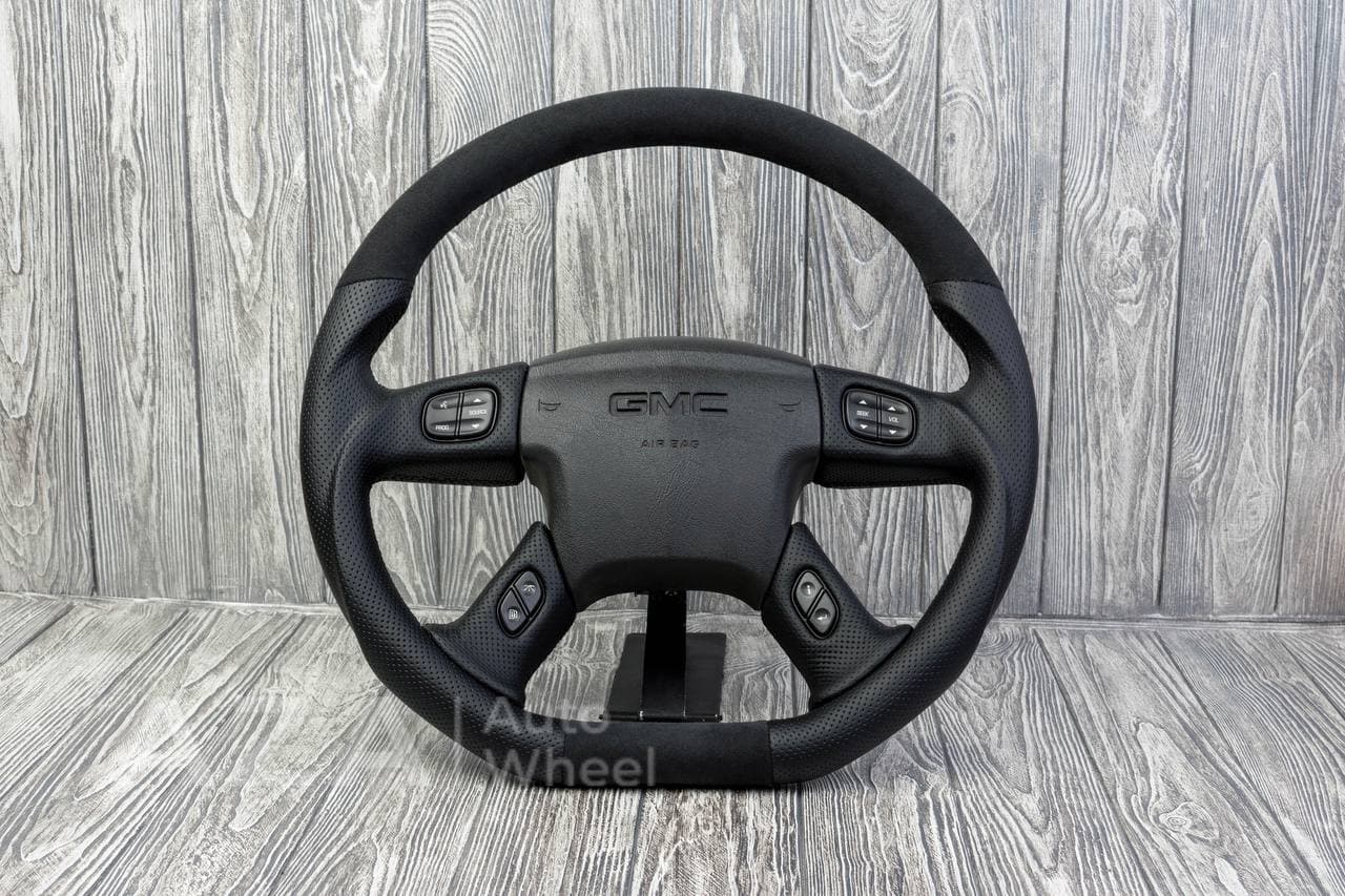 Steering wheel Silverado GMC, Hummer H2/H2/2001-2007 Alcantara/Perforated leather