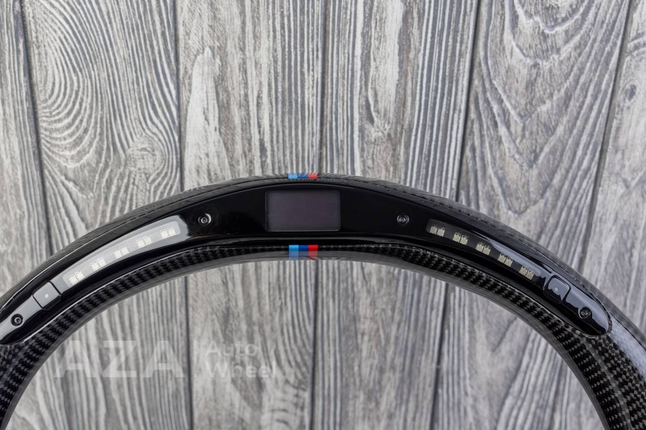 Steering wheel BMW X5M/ X6M E70/E71 Carbon fiber/Perforated leather/Led screen - Image 16