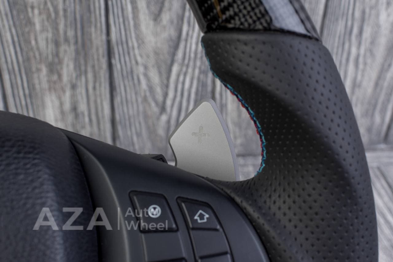 Steering wheel BMW X5M/ X6M E70/E71 Carbon fiber/Perforated leather/Led screen - Image 14