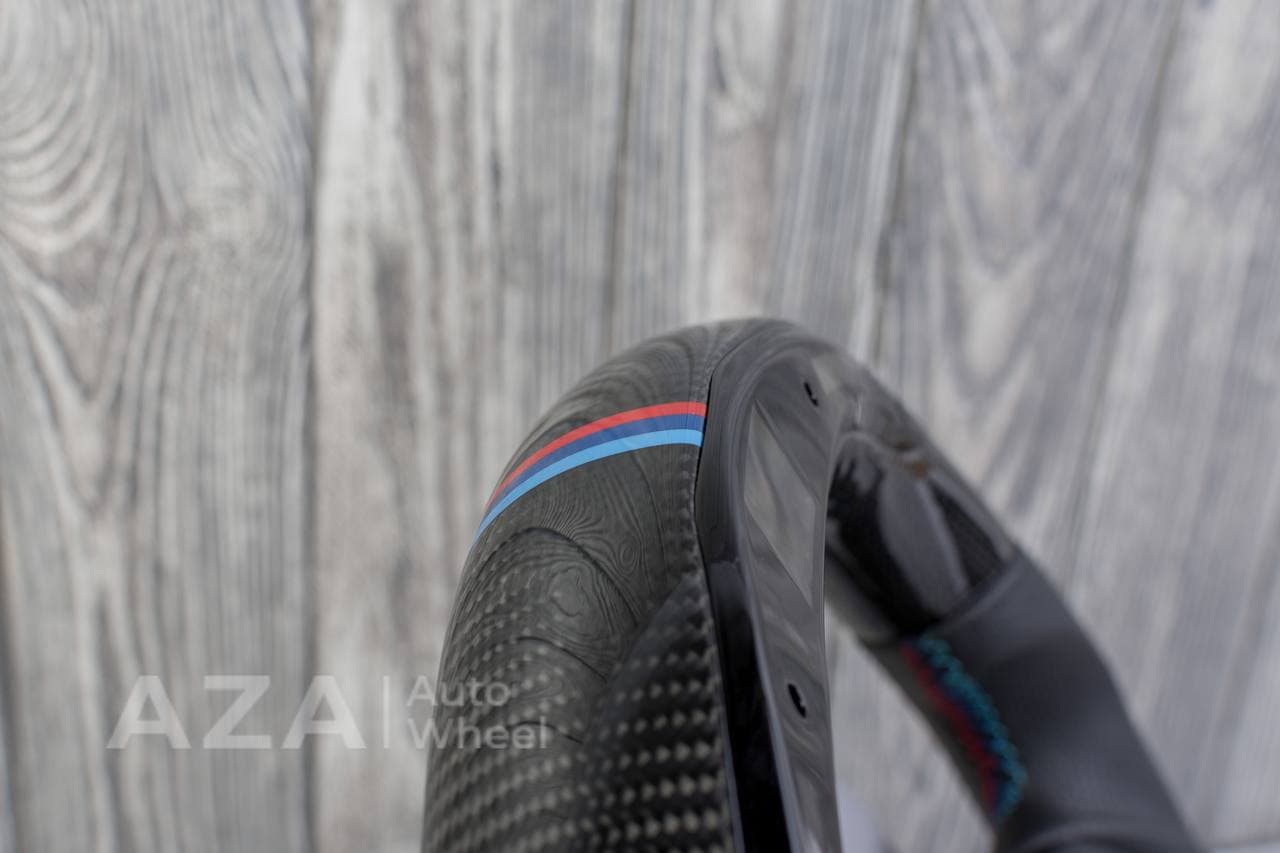 Steering wheel BMW X5M/ X6M E70/E71 Carbon fiber/Perforated leather/Led screen - Image 9