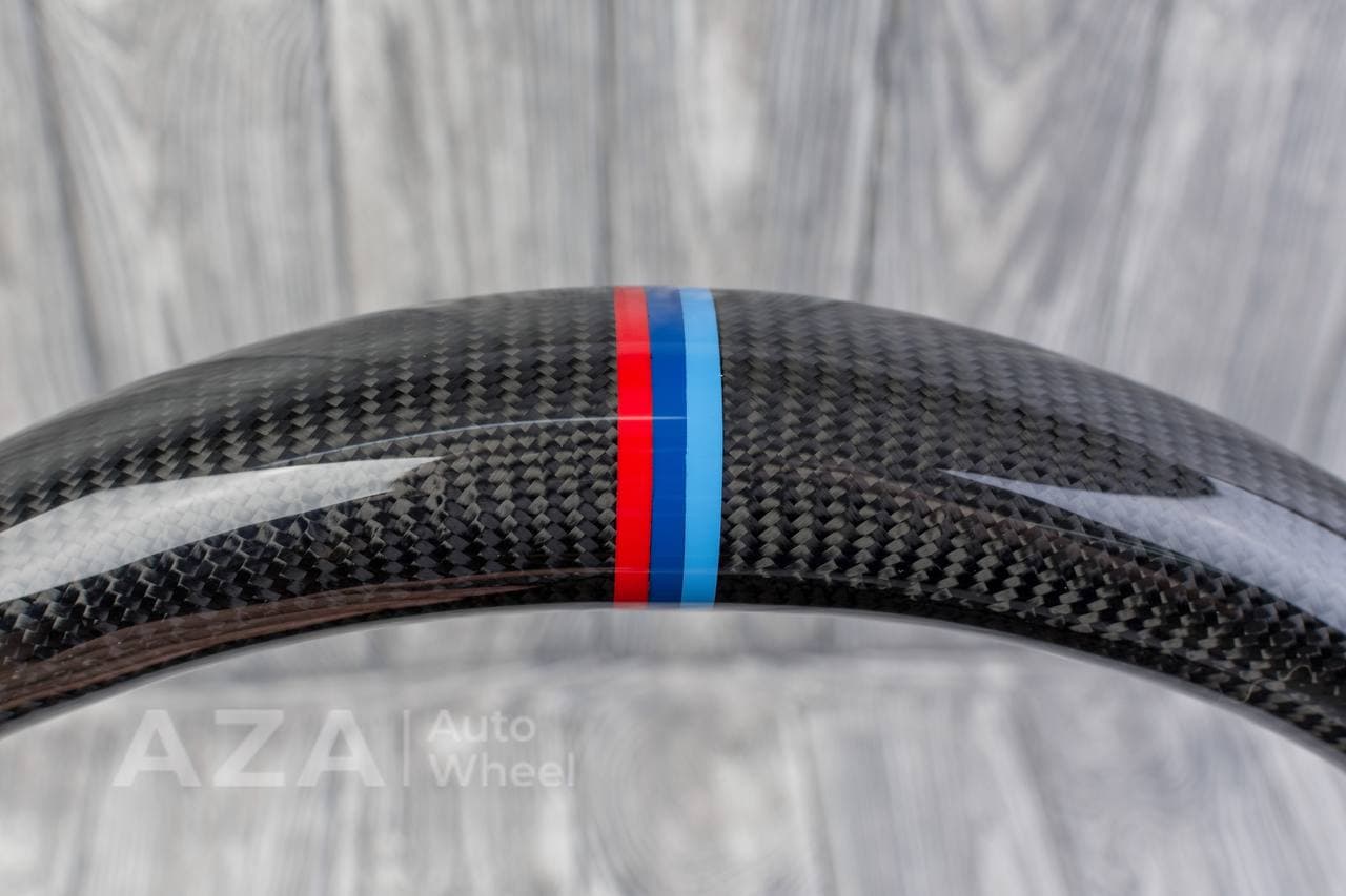 Steering wheel BMW X5M/ X6M E70/E71 Carbon fiber/Perforated leather/Led screen - Image 8