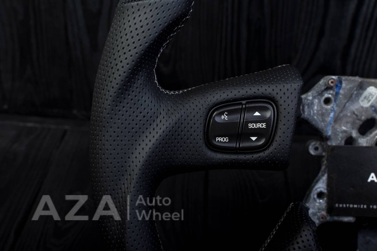 Steering wheel Silverado GMC, Hummer H2/2001-2007 Napa/Perforated leather/Grey stripe - Image 13