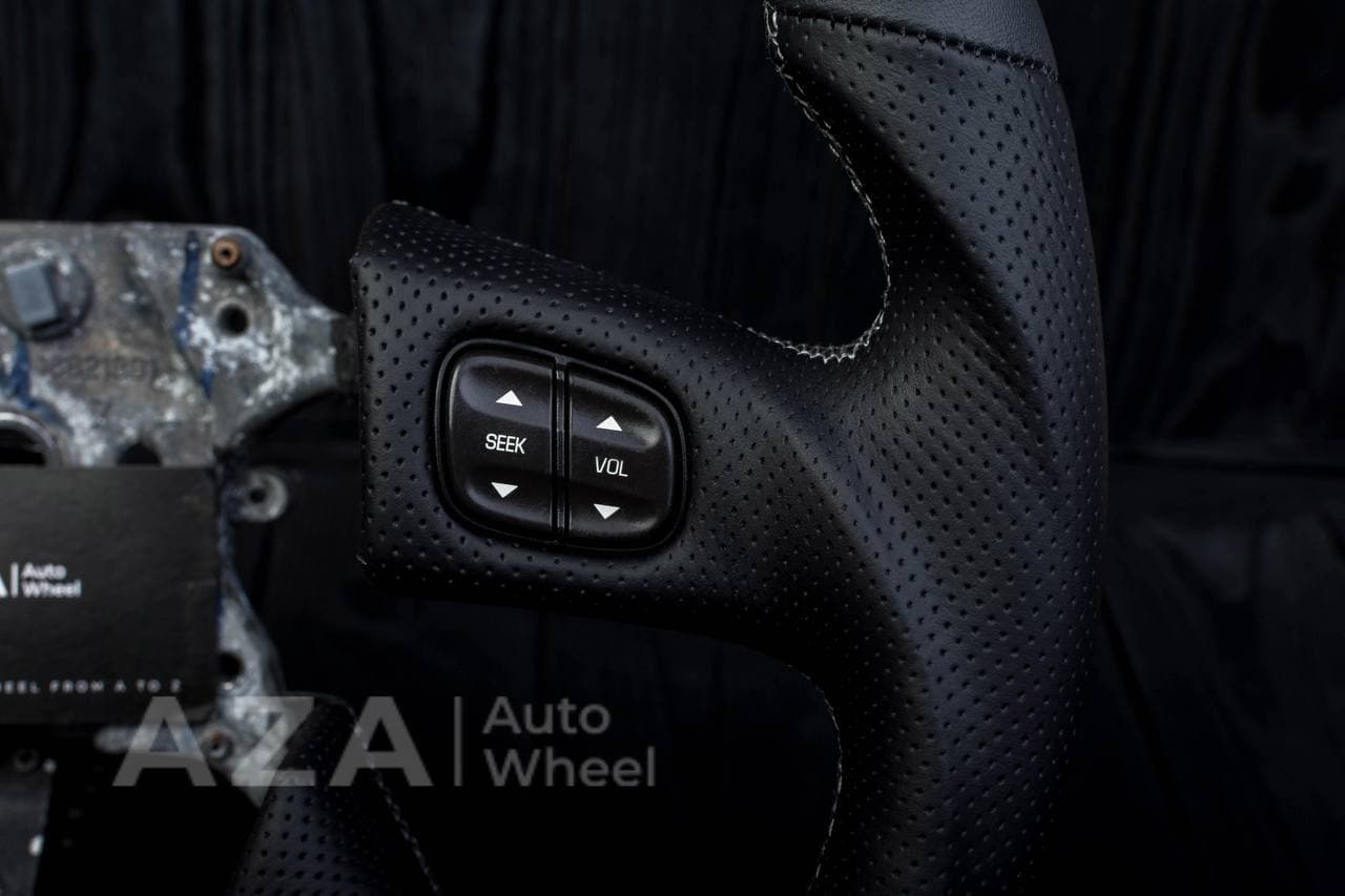 Steering wheel Silverado GMC, Hummer H2/2001-2007 Napa/Perforated leather/Grey stripe - Image 12