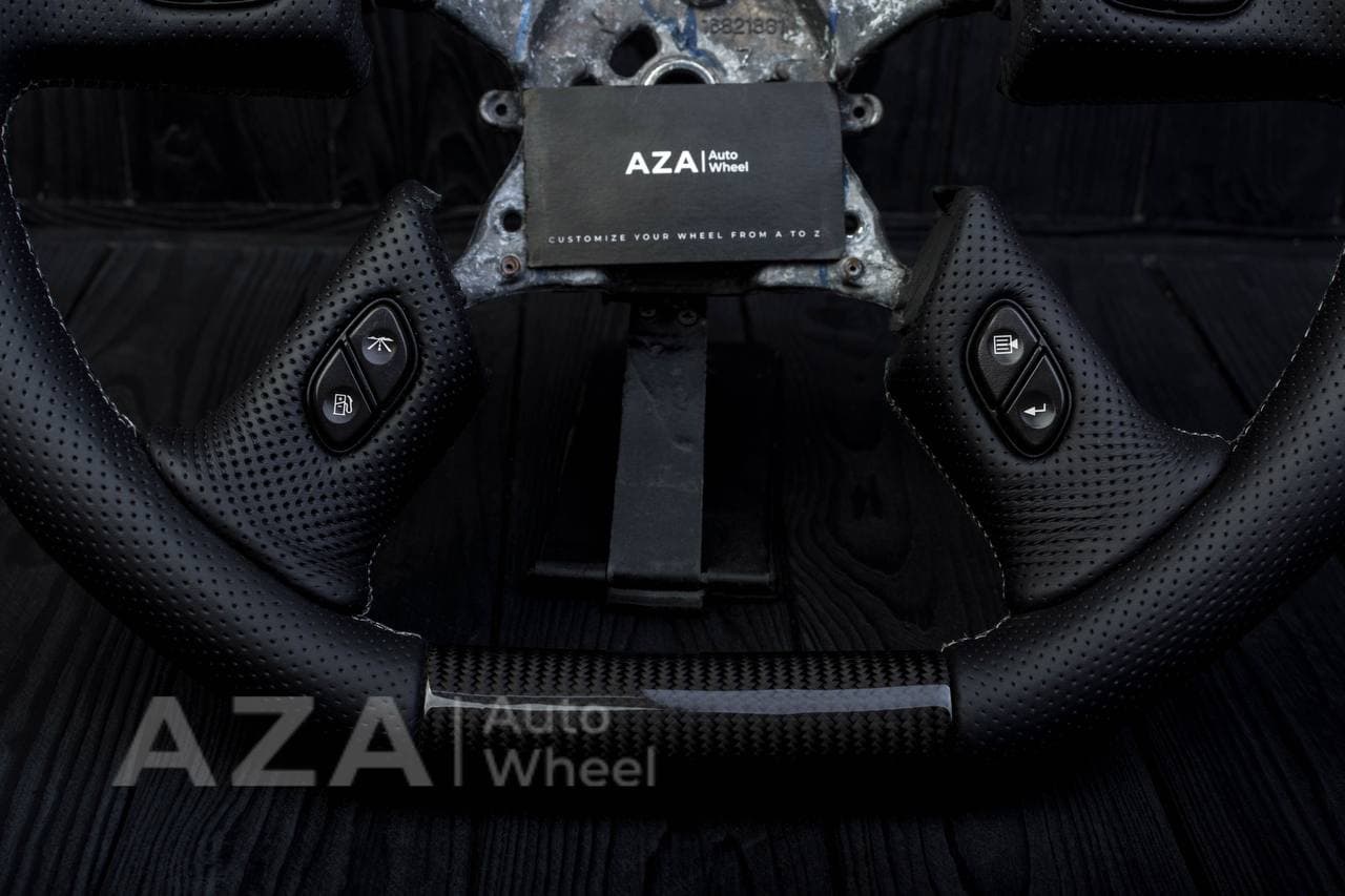 Steering wheel Silverado GMC, Hummer H2/2001-2007 Napa/Perforated leather/Grey stripe - Image 11