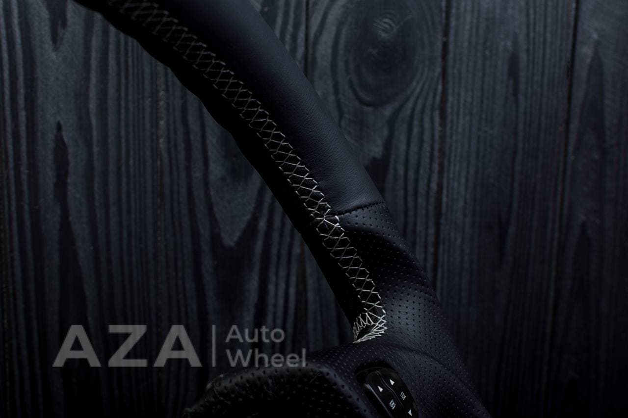 Steering wheel Silverado GMC, Hummer H2/2001-2007 Napa/Perforated leather/Grey stripe - Image 6