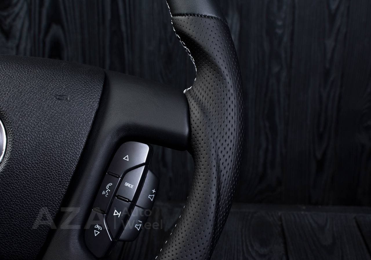 Steering wheel GM, Silverado, Sierra, Escalade (2007-2014) Napa/Perforated leather/Brown stripe - Image 11