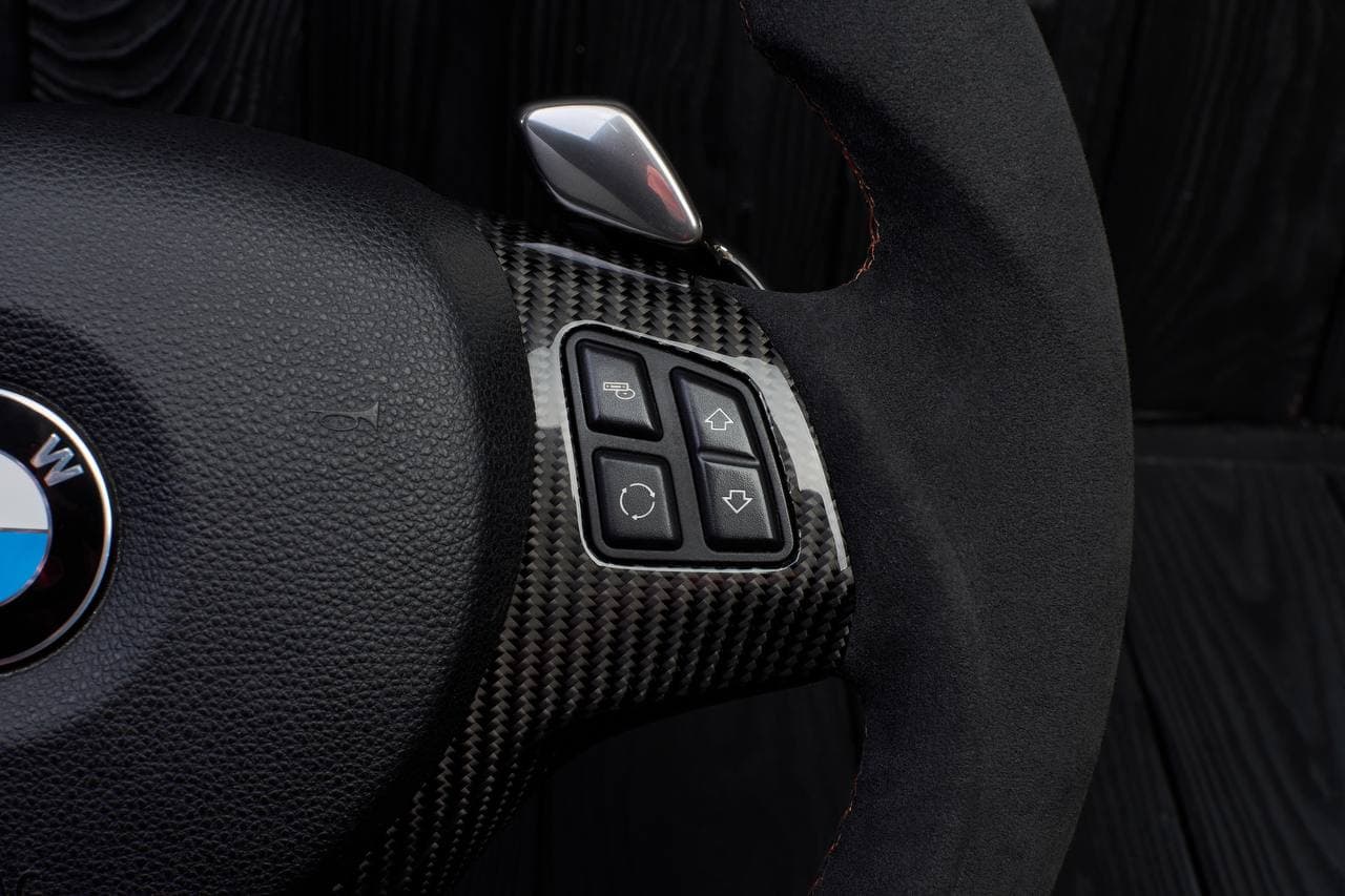 Steering wheel BMW Е9Х/Е8Х Carbon fiber/Napa/Alcantara/Orange stripe - Image 12