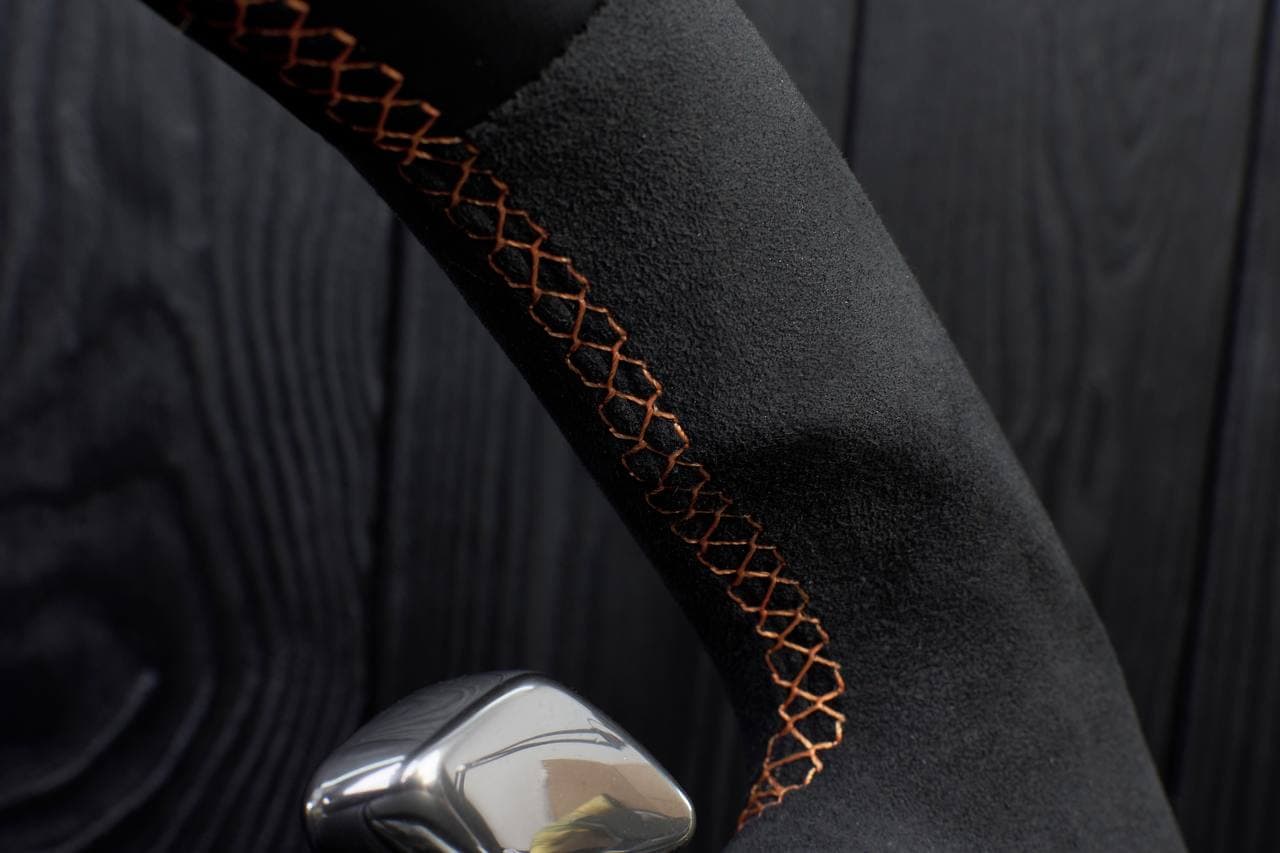 Steering wheel BMW Е9Х/Е8Х Carbon fiber/Napa/Alcantara/Orange stripe - Image 7