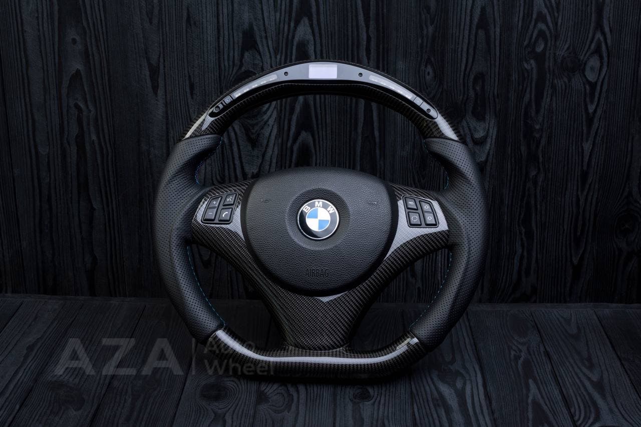 Steering wheel BMW E9X E8X Performance display+Carbon trim/Perforated leather
