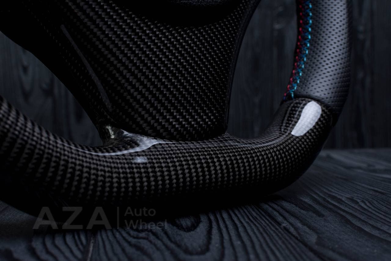 Steering wheel BMW E9X E8X Performance display+Carbon trim/Perforated leather - Image 8