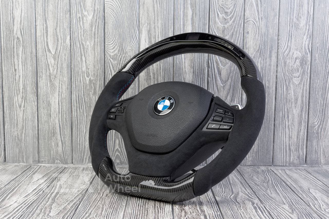 Steering wheel BMW F3X SPORTLINE Carbon fiber/Alcantara/Led screen - Image 5