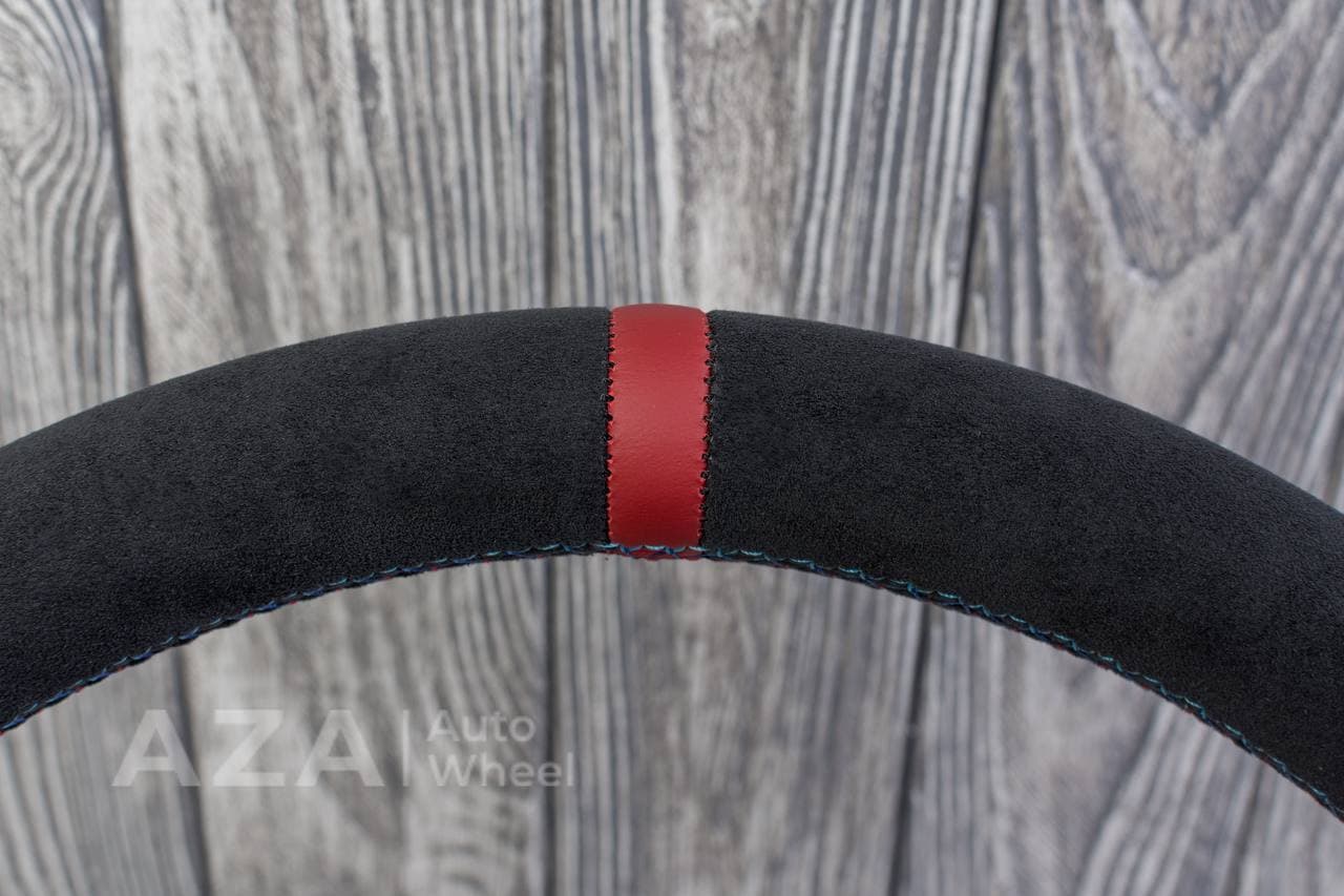 Steering wheel BMW F3X SPORTLINE Carbon trim Napa/Alcantara/Red stripe - Image 12