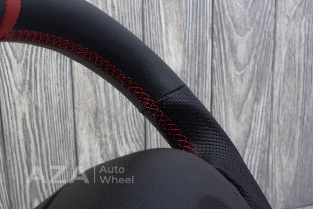 Steering wheel BMW F3X F2X SPORTLINE Napa/Perforated leather/Red stripe - Image 13