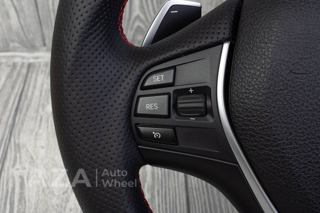 Steering wheel BMW F3X F2X SPORTLINE Napa/Perforated leather/Red stripe - Image 10