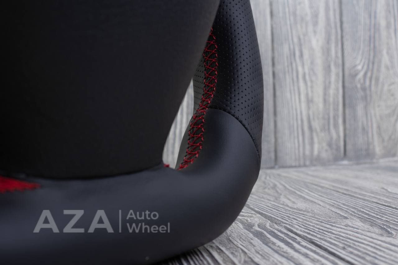 Steering wheel BMW F3X F2X SPORTLINE Napa/Perforated leather/Red stripe - Image 9