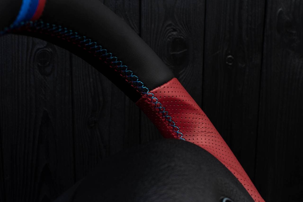 Steering wheel BMW F3X F2X SPORTLINE Carbon fiber/Napa/Perforated leather/M stripe - Image 9