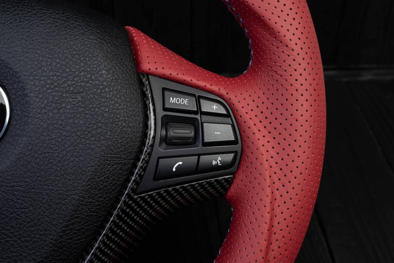 Steering wheel BMW F3X F2X SPORTLINE Carbon fiber/Napa/Perforated leather/M stripe - Image 8