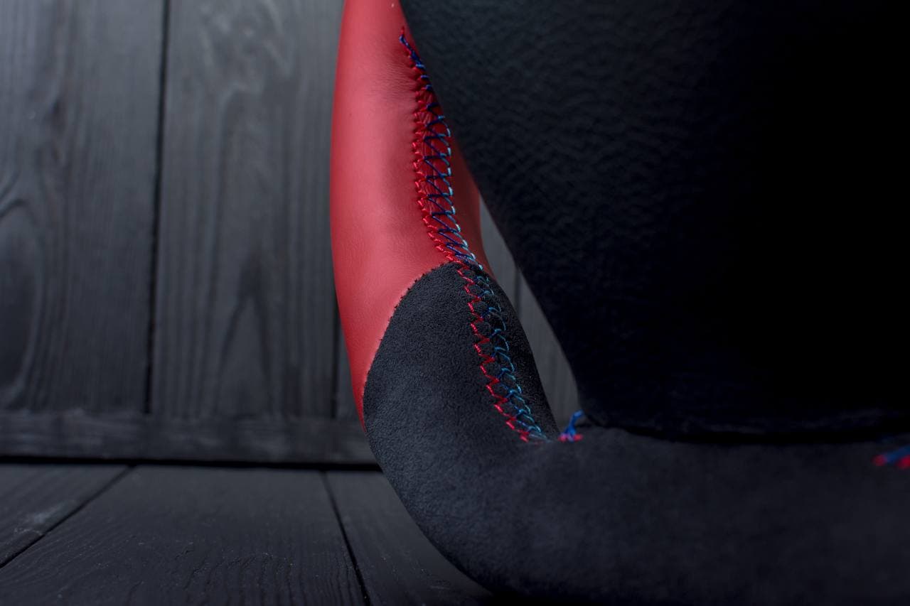 Steering wheel BMW F3X F2X SPORTLINE Alcantara/Napa/Red stripe - Image 5