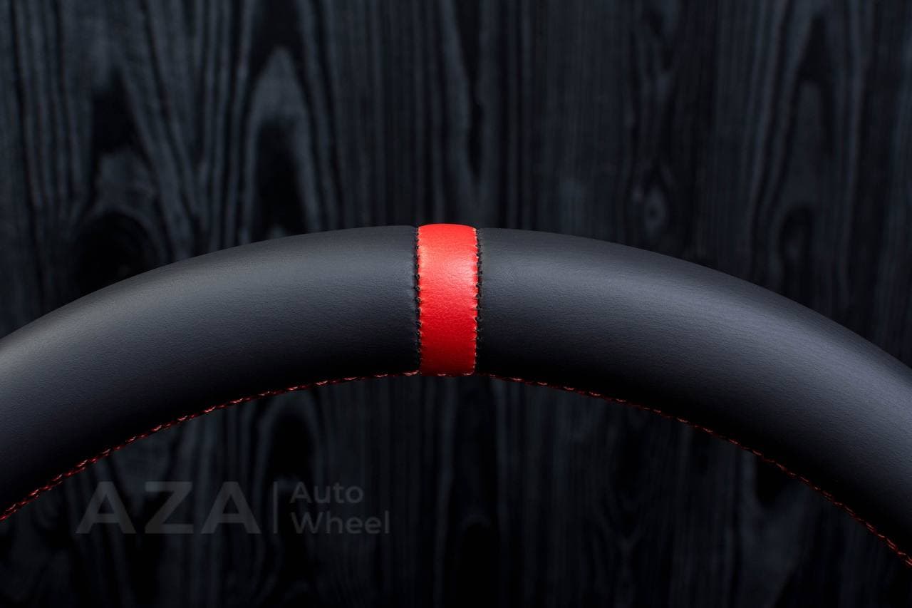 Steering wheel GM SILVERADO, SIERRA, ESCALADE, 2007-2014 Napa/Perforated leather/Red stripe - Image 16