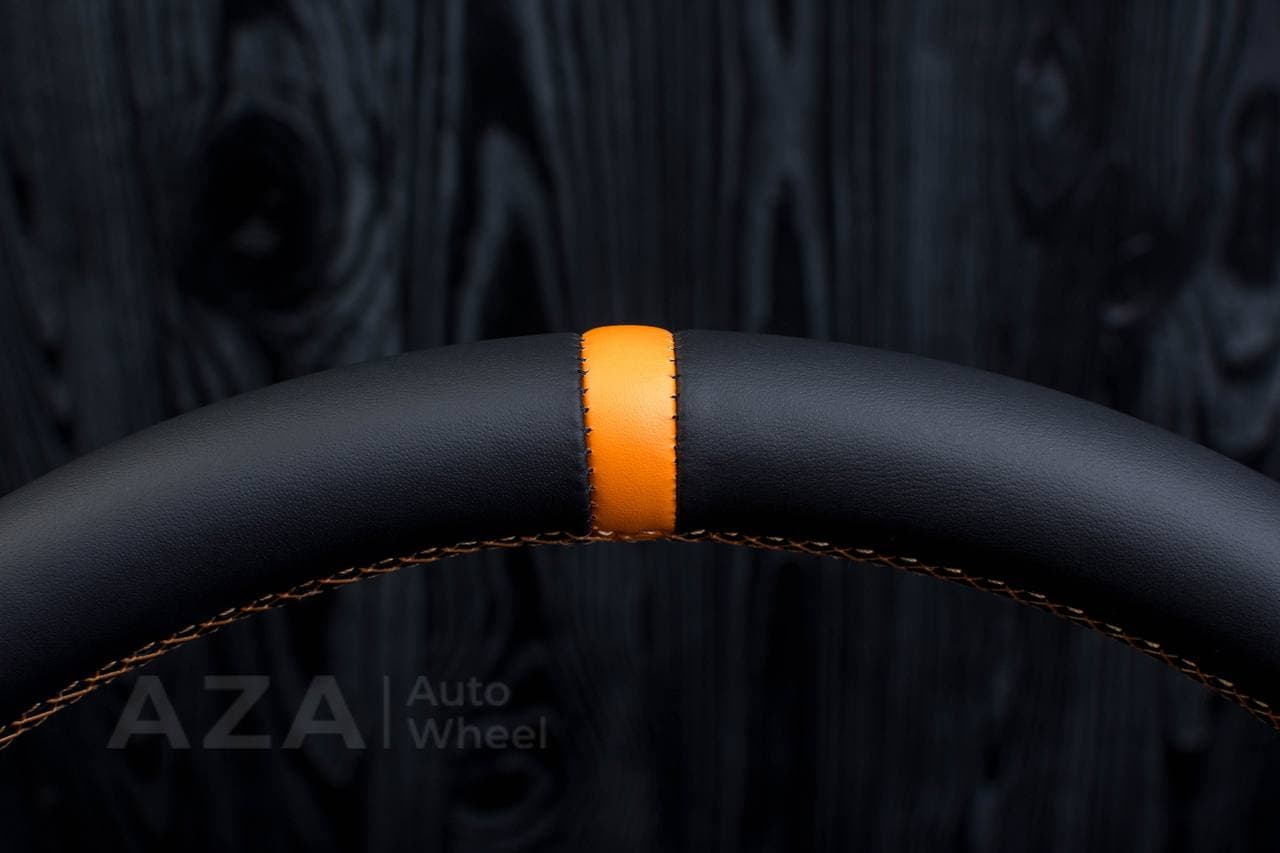 Steering wheel 2005-2010 Jeep Grand Cherokee SRT-8 Napa/Perforated leather/Yellow stripe - Image 14