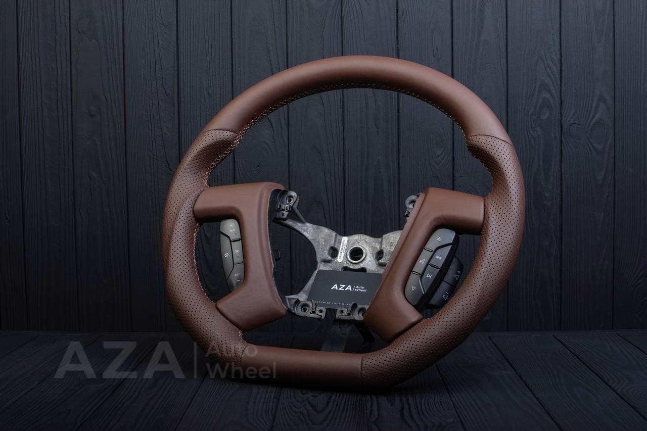 Steering wheel GM SILVERADO, SIERRA, ESCALADE, 2007-2014 Napa/Perforated leather - Image 5