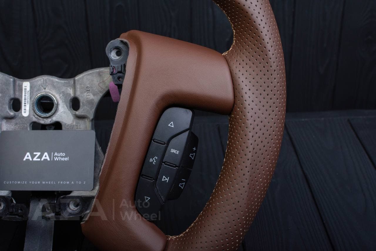 Steering wheel GM SILVERADO, SIERRA, ESCALADE, 2007-2014 Napa/Perforated leather - Image 12