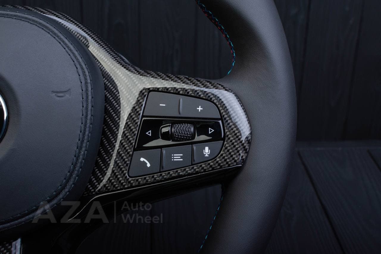 Steering wheel BMW G20 3 SERIES /G30 5 SERIES /G05 X5 / G07 X7 / G15 8 SERIES/ G11 G12 7 SERIES Carbon trims/Napa/Led screen - Image 12