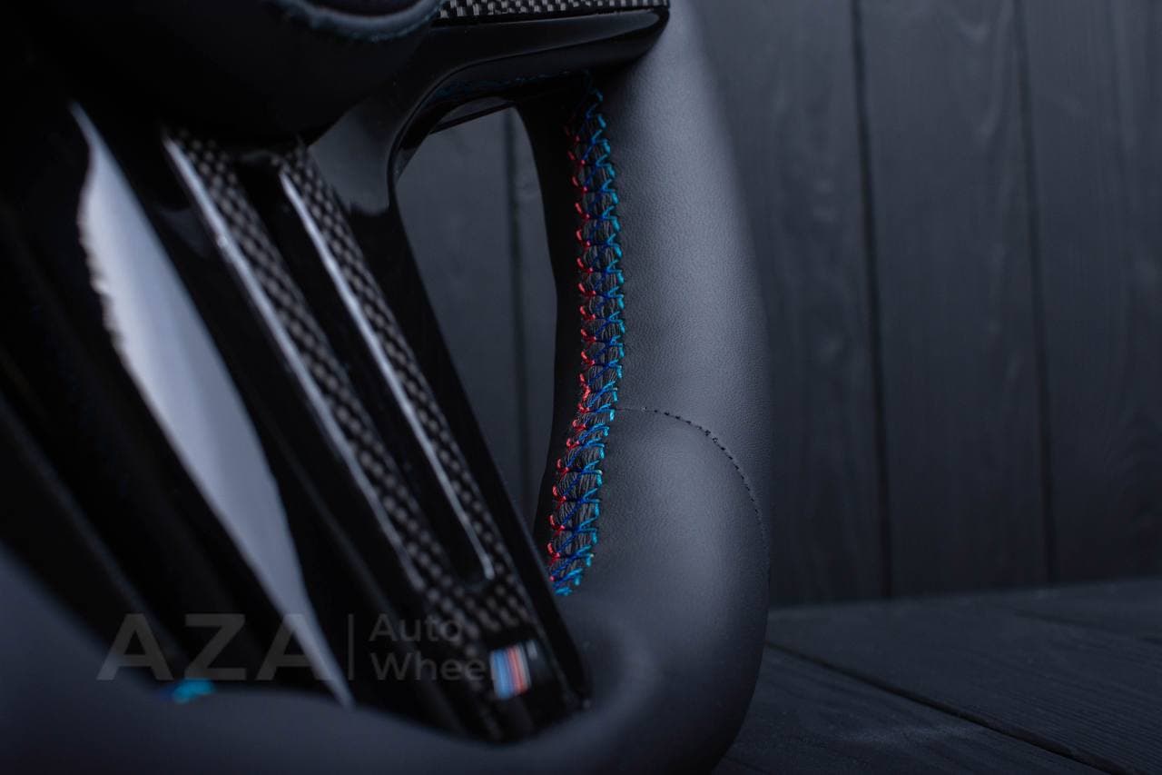Steering wheel BMW G20 3 SERIES /G30 5 SERIES /G05 X5 / G07 X7 / G15 8 SERIES/ G11 G12 7 SERIES Carbon trims/Napa/Led screen - Image 7