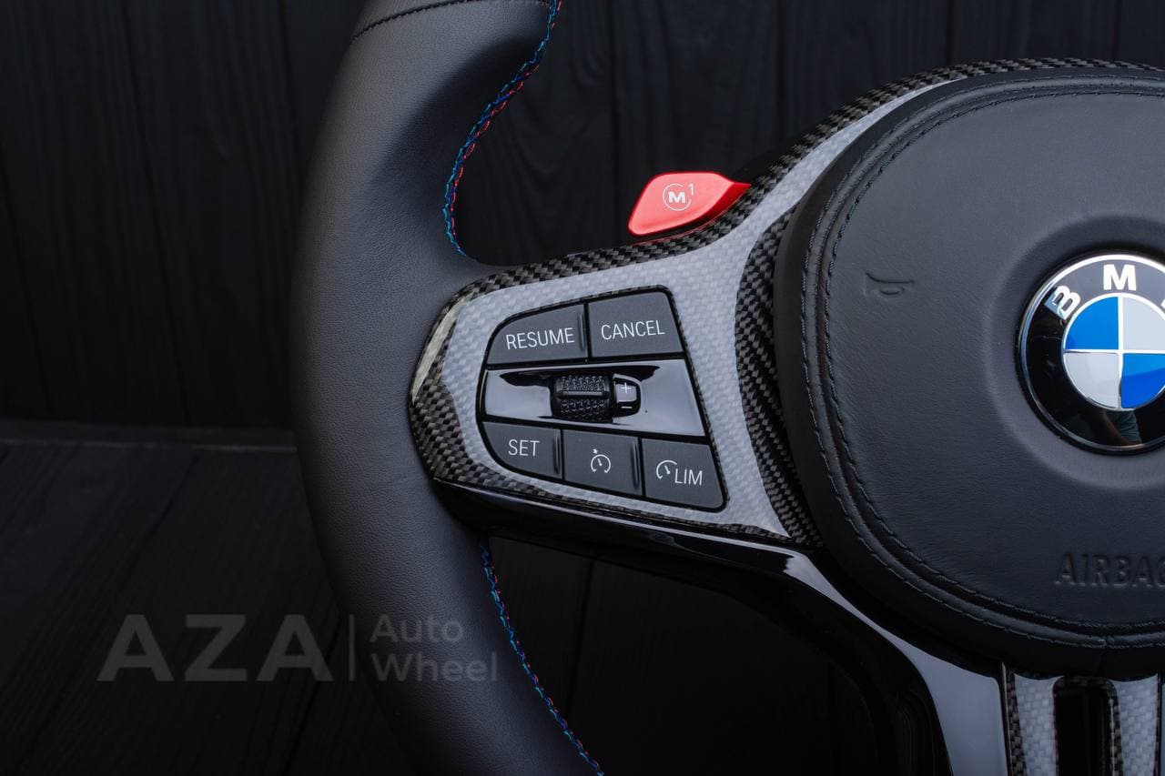 Custom Steering wheel 2017+ BMW F90 M5 G80 M3 M4 M8 X5M X6M X3M X4M Non Heated Napa/Led screen - Image 10