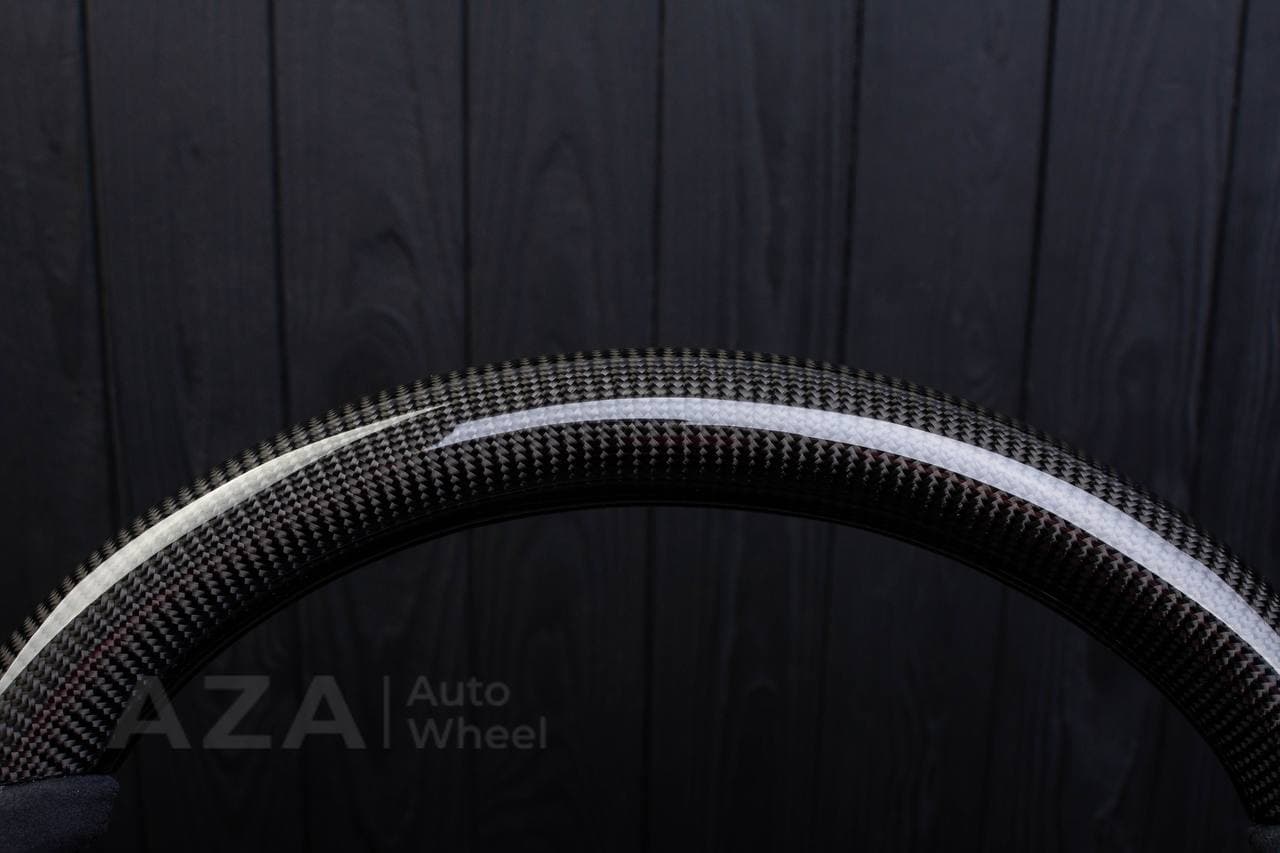 Steering wheel GM SILVERADO, SIERRA, ESCALADE, 2007-2014 Carbon fiber/Alcantara - Image 13
