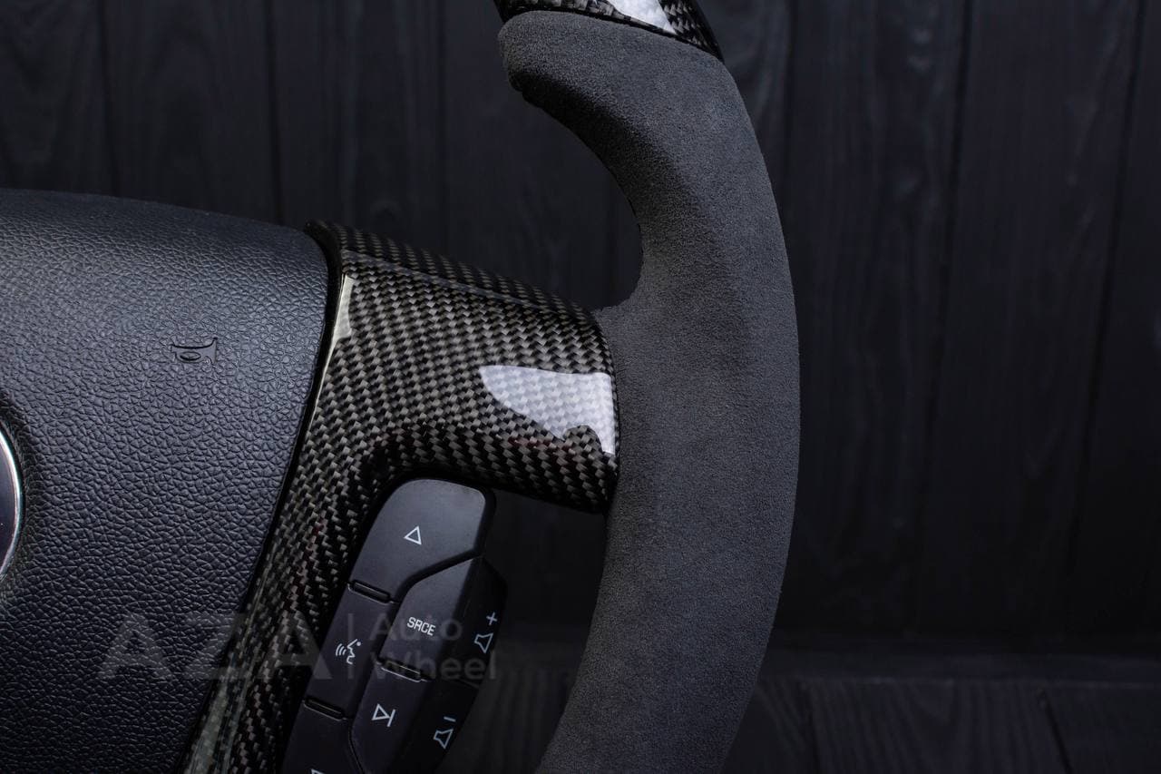 Steering wheel GM SILVERADO, SIERRA, ESCALADE, 2007-2014 Carbon fiber/Alcantara - Image 11