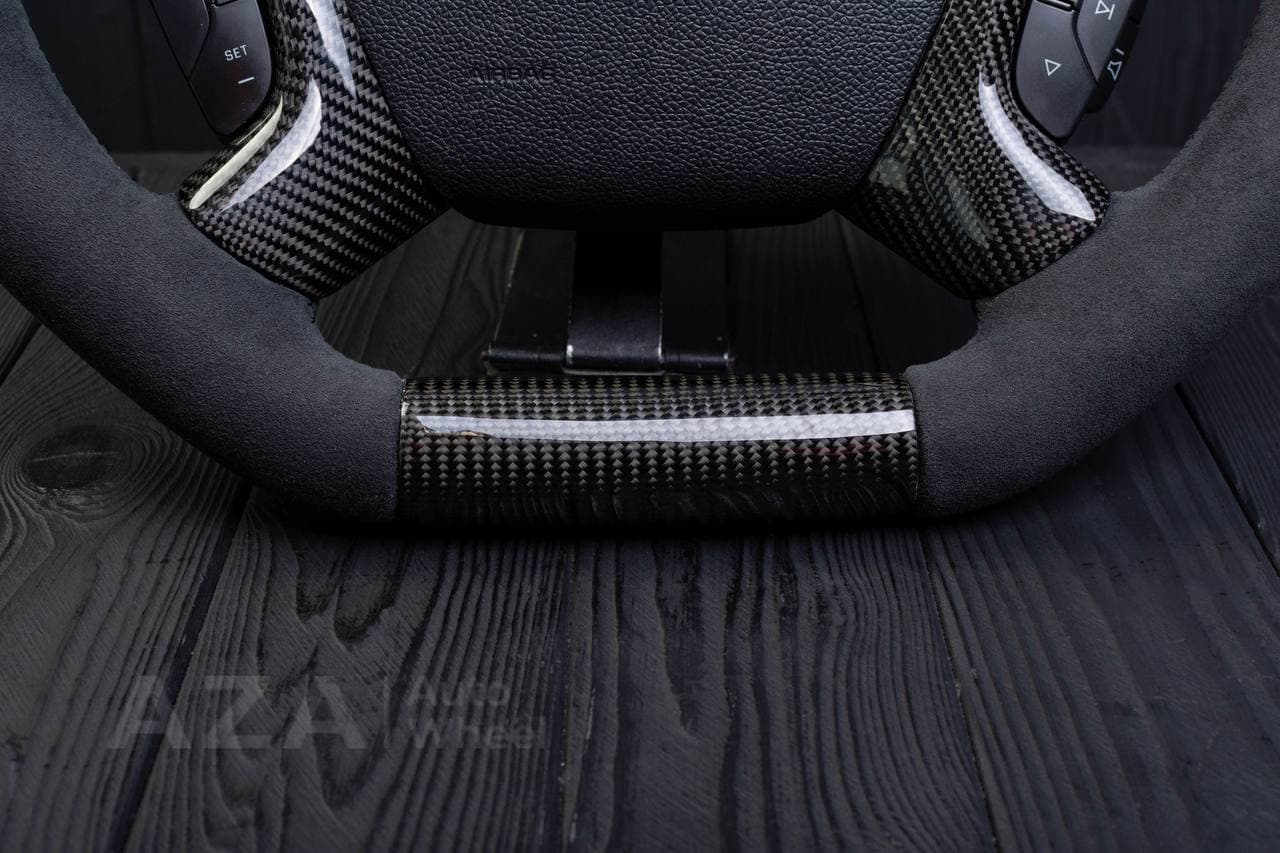 Steering wheel GM SILVERADO, SIERRA, ESCALADE, 2007-2014 Carbon fiber/Alcantara - Image 10