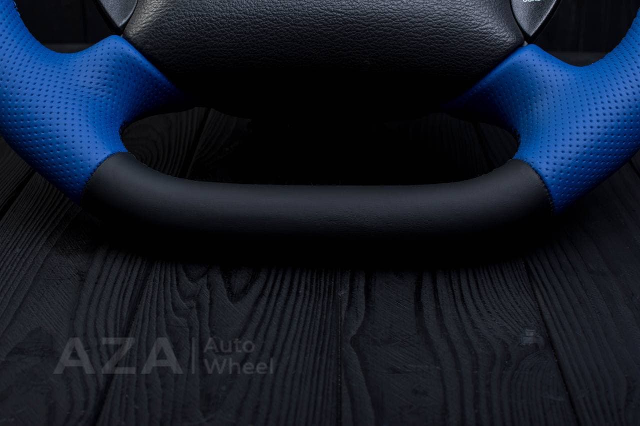 Steering wheel Ford Mustang GT Perforated leather/Napa/Blue stripe - Image 13