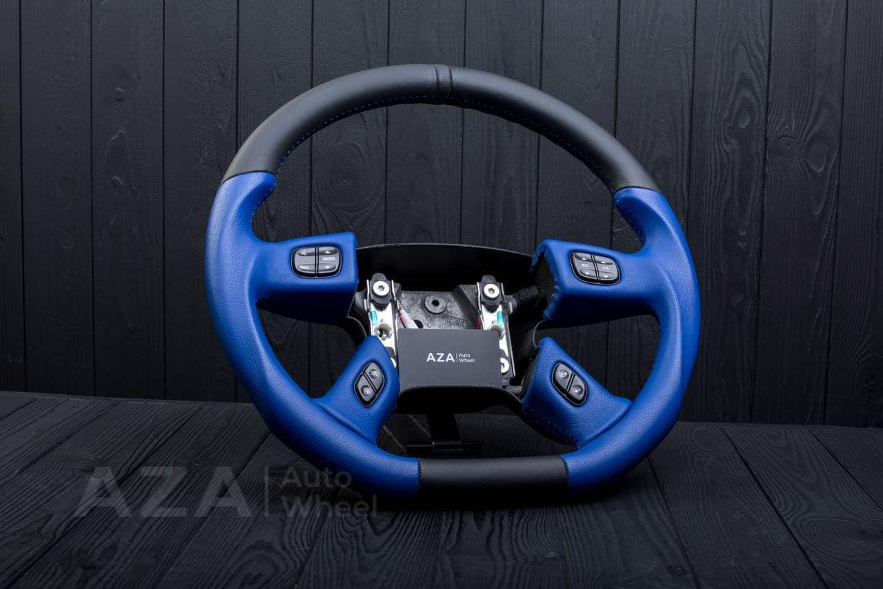 Steering wheel GM SILVERADO, HUMMER H2/2001-2007 Napa/Black stripe - Image 3