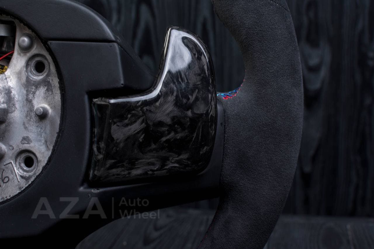 Steering wheel BMW G20 3 SERIES /G30 5 SERIES /G05 X5 / G07 X7 / G15 8 SERIES/ G11 G12 7 SERIES Heated Forget carbon trims/Alcantara/Led screen - Image 8