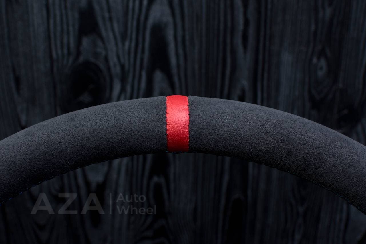 Steering wheel BMW E36 Euro Alcantara/Red stripe - Image 13
