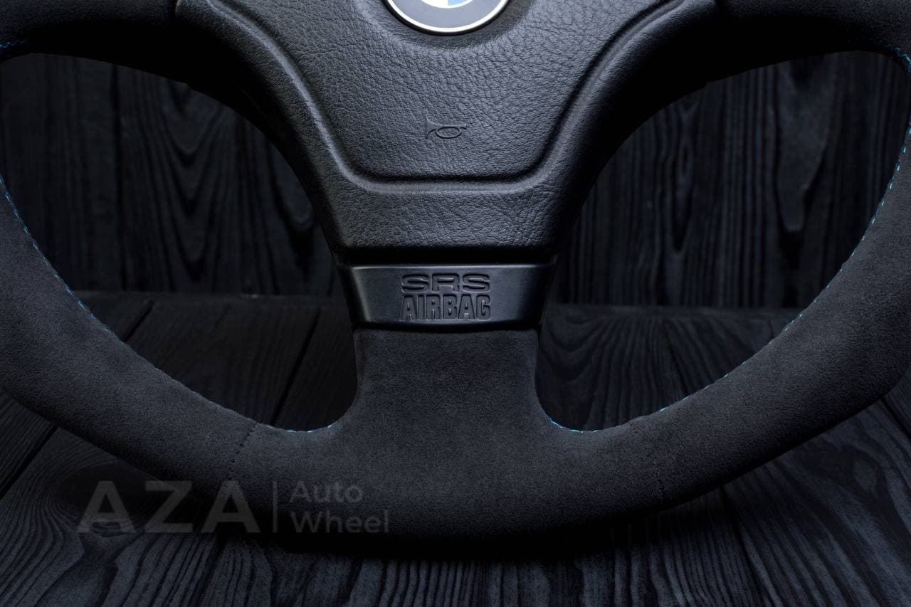 Steering wheel BMW E36 Euro Alcantara/Red stripe - Image 10