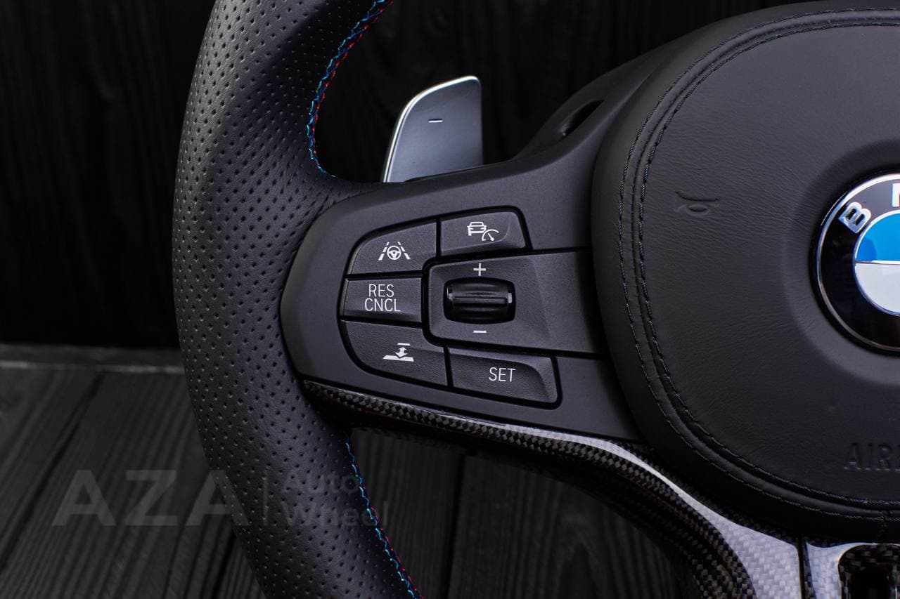 Steering wheel BMW G20 3 SERIES /G30 5 SERIES /G05 X5 / G07 X7 / G15 8 SERIES/ G11 G12 7 SERIES Carbon fiber trims/Perforated leather/Red stripe - Image 11