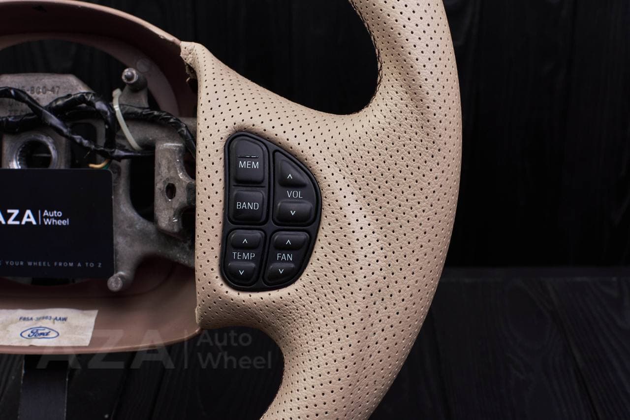 Steering wheel Ford F150/F250/F350 97-2007 Beige napa/Perforated leather - Image 11