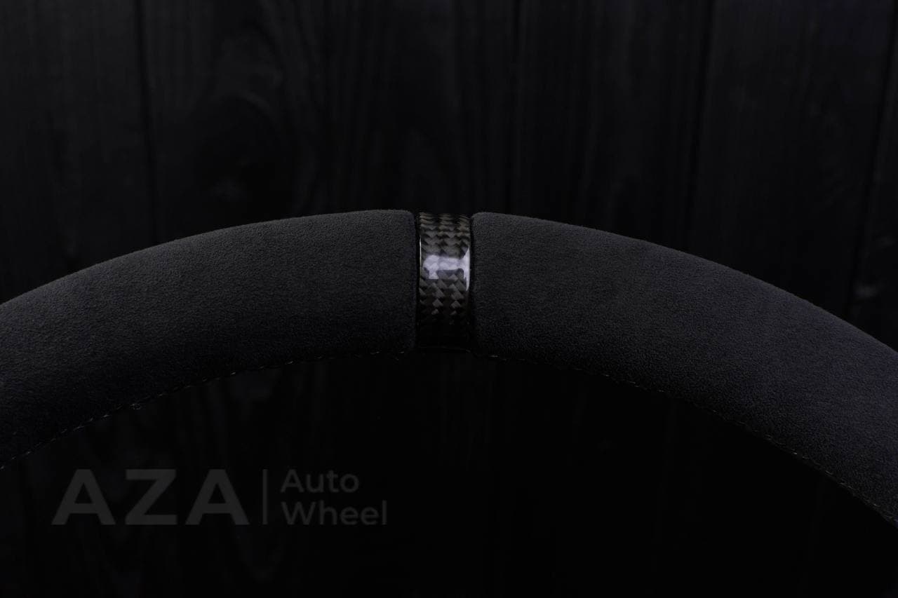 Steering wheel GM SILVERADO, YUKON, SIERRA, H2, TRAILBLAZER 2003+ Carbon fiber/Alcantara/Carbon stripe - Image 14