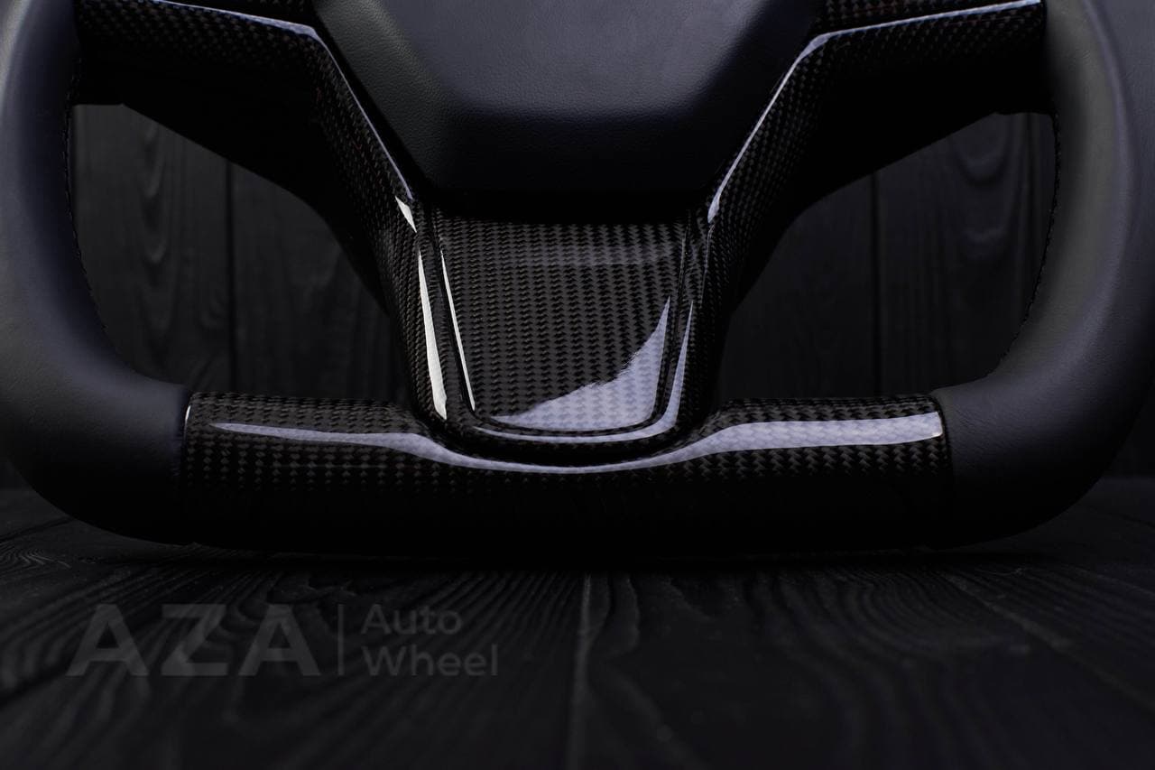 Steering wheel Tesla Model 3/Y Yoke Carbon fiber/Napa - Image 13