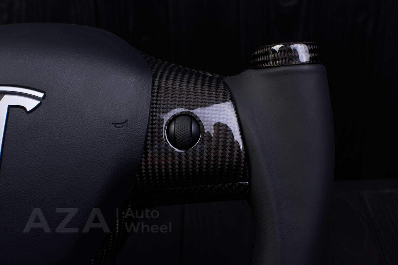 Steering wheel Tesla Model 3/Y Yoke Carbon fiber/Napa - Image 12