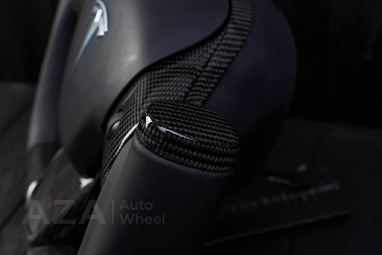 Steering wheel Tesla Model 3/Y Yoke Carbon fiber/Napa - Image 8