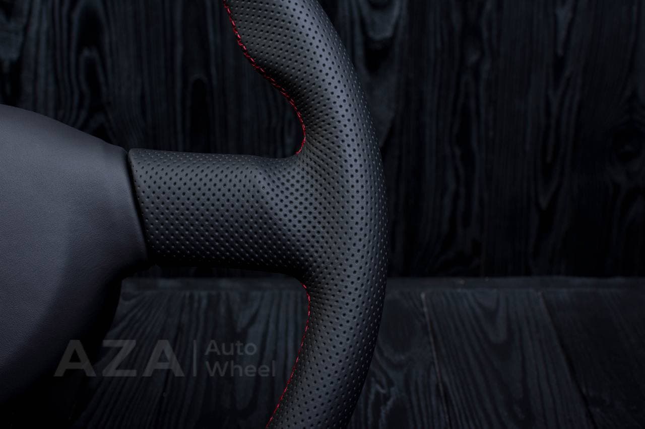 Steering wheel BMW E30 M-Tech 2 (any color stripe and stitch) Carbon fiber/Perforated leather/M stripe - Image 13